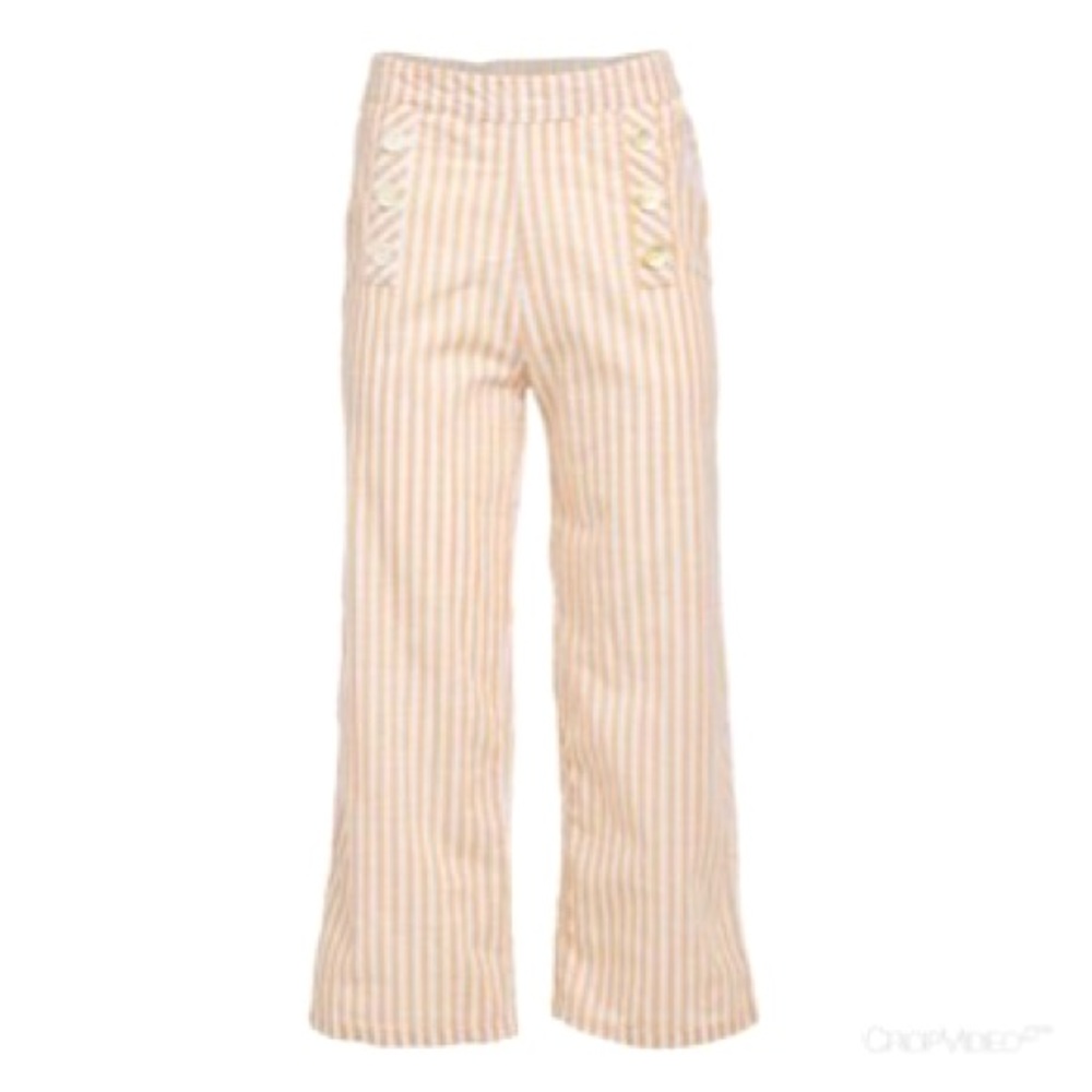 Derek Heart Peach High-Waist Crop Pants